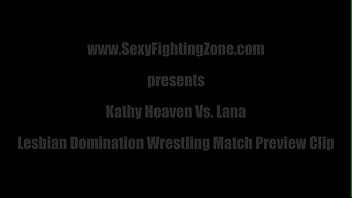 Preview 1 of Nicki Minaj Xxx Photo - Kathy Heaven Vs. Lana