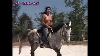 Preview 1 of Marrie Anal - ToplessTeenOnHorse