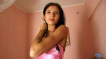 Preview 1 of Teen Sex Perla - Busty Teen With Hard Nipples Masturbates