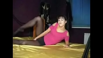 Preview 3 of Sister Sex Home Made - Teen black pantyhose tease 4