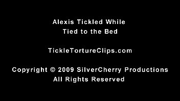 Preview 1 of Desi Mom Xx Doing Son - Alexis Tickled While Tied to the Bed