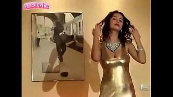 Preview 2 of Used Condom Sexwife Porn Movies - Felicity Fey golden dress