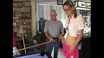 Preview 1 of Stuck In A Bed 2 With Steve Q - Pool Table Lesson Teen
