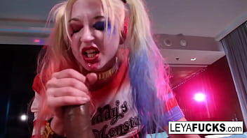 Preview 2 of Mom Tv Sofa Son Watch - Suicide Club Leya take a giant cock and load in her ass