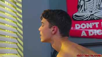 Preview 4 of Indian Giral Virgin Rep - Sam Ledgers tight ass gettung fucked hard by his roommate Jayden Marcos