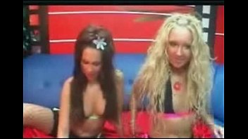 Preview 1 of Mature Cougar Pool Boy - Perfect Body Lesbian Teens Fucking On Webcam