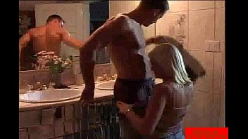 Preview 1 of Thong Stepmom - Let me wash your cock with my mouth