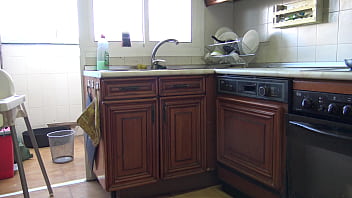 Preview 4 of Anty Yoni Photo - She was so horny and loves fucking in the kitchen