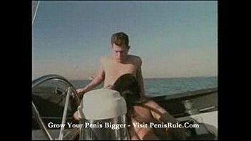 Preview 3 of Lesbian Bbw Using Dildo - meldrid- perfect body babe in outdoor yacht fuck