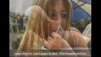 Preview 1 of Bed Old Mature - Rebecca - Blonde Teen Black Guy