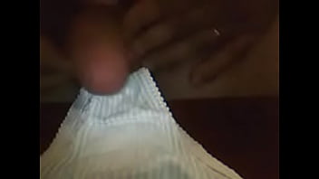 Preview 2 of Blonde In Socks - enjoying the panties of my wife 2