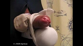 Preview 3 of Sex Film Hantu Indonesia - Vibrator tied to dick
