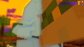 Preview 2 of Dotckar Cxey Com - SlipperyT Allie x Iron Golem