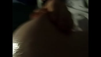 Preview 3 of Ners Home - Chubby girl rubs lotion on her tits
