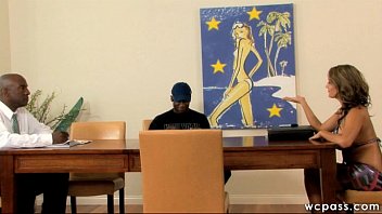 Preview 1 of Lesbismo Mom - Interracial DP Anal or Fired,  You Choose