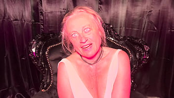 Preview 1 of Alas Polish Pussy - In the white dress in the Dark Room