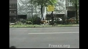 Preview 1 of Finland Sex Syrea - three guys fucking a slut in a public