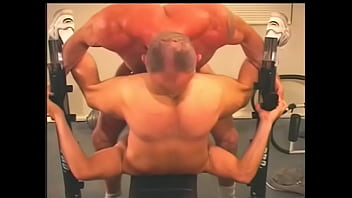 Preview 2 of Father With Sin - daddies gym hard workout