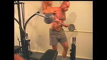 Preview 1 of Father With Sin - daddies gym hard workout