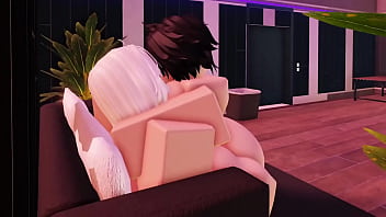 Preview 2 of Emijackson Actress - Getting ran through by a hung Futanari in roblox