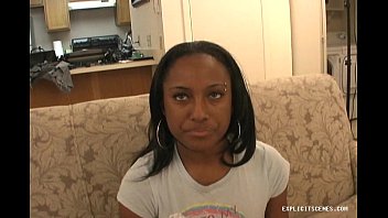 Preview 1 of Ariella Juan El Milk - Black Girl Sucks For Interracial Facial Cumshot