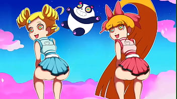 Preview 2 of Chapinas Cachondas - Teenage Powerpuff girls throwing it back