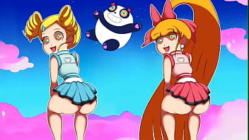 Preview 3 of Chapinas Cachondas - Teenage Powerpuff girls throwing it back