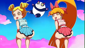 Preview 1 of Chapinas Cachondas - Teenage Powerpuff girls throwing it back