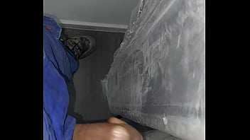 Preview 3 of Doing And Garl - fuck the foil mattresses and ejaculate on it