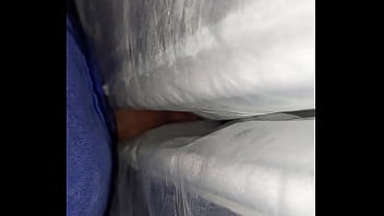 Preview 1 of Doing And Garl - fuck the foil mattresses and ejaculate on it