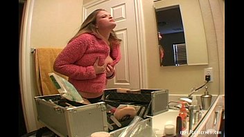 Preview 1 of Yellow Milf - Adorable busty tight teen love posing topless and showing her giant tits