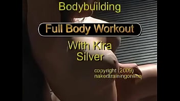 Preview 1 of Hairy Daisy - Naked Training with Kira Silver  doing her full Body workout