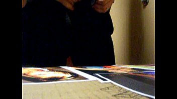 Preview 1 of Gangbang Webcam 2 Info - David masturbating on pic for Kailey and friends