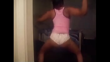 Preview 1 of My Young Gf Anal - black booty shake donk ass dance
