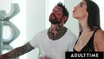 Preview 1 of Kerala Rap Sex Video - ADULT TIME - Sexy Masseuse Abella Danger Gives Maintenance Man OILED UP NURU MASSAGE!