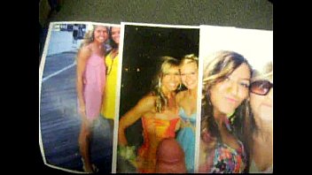 Preview 4 of Deshi Smallage - David masturbating onto pics of Taylor,  Kailey and Jessica