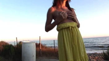 Preview 3 of Nekad Running - natural beauty gabby in public