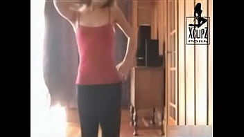Preview 1 of Horny Subtitle - Sexy skinny girl dancing