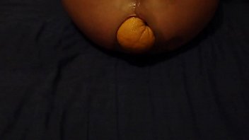 Preview 2 of Xx Money Sex - anal gaping with a huge orange