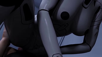 Preview 4 of Horny Blowjob Compilation - Projekt Passion Busty AI Sex Robot Gets Anal Fucking by Big Cock with Big Bouncing Tits