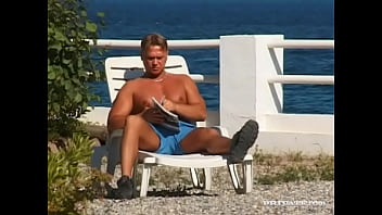 Preview 1 of Drunk Trailer Park Squirt - Beautiful Blonde Julia Swen Gives Boyfriend Outdoor Blowjob for Facial