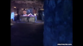 Preview 1 of Beatuful Gir - Brunette Cristina Bella BDSM MMF Interracial Hardcore Anal Sex