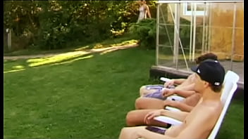 Preview 1 of Liliana Mr - Teen Cicile Life Meets Three Horny Studs Outdoors for a MMMF Foursome