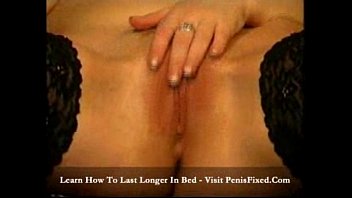 Preview 3 of German Shemale Ts Nicole - Vean striping longhaired blonde rubbing