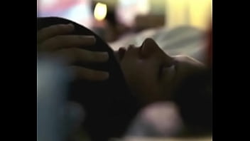 Preview 1 of Alina Li Tube Cock - Kirsten Dunst hewing sex with a guy on the bed