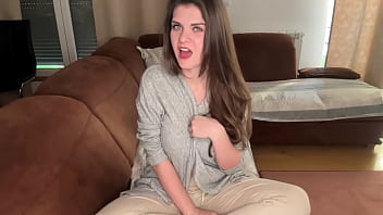 Preview 2 of Gang Ref - Stepmother with milking cock was caught by her stepson and seduce him to lick it