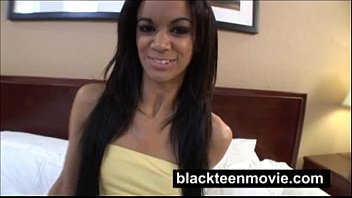 Preview 2 of Indo Shocool - Cute light skin ebony teen fucks white boy in Amateur Babe Video