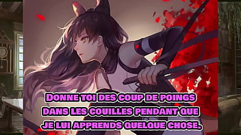Preview 3 of Mia Snal - #1 Ruby et Blake vous recueillent et vous dressent (RWBY Hentai JOI,  Femdom,  Denial,  F&eacute_minisation,  PetPlay...)