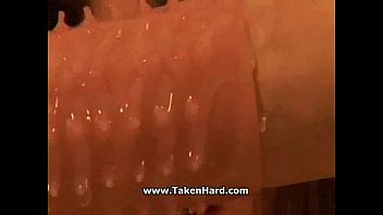 Preview 1 of Doggy Nice Tits - Emma Plays With A Fuck Machine