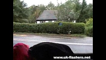 Preview 1 of Sexy Video Chikni Children Wali - Pregnant Redhead In Public